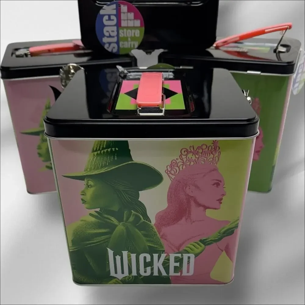 WICKED The Movie Collectible Square Tin Box Stackable